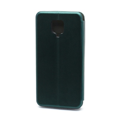 Чехол-книжка BF модельный (силикон/кожа) для Xiaomi Redmi Note 9S/ Redmi Note 9 Pro зеленый