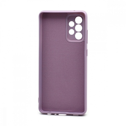 Чехол Silicone Case NEW ERA (накладка/силикон) для Samsung Galaxy A72 сиреневый
