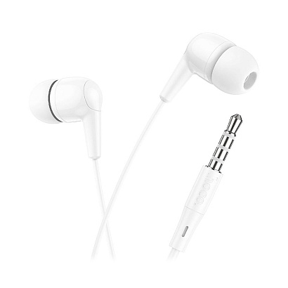Наушники с микрофоном HOCO M-97 (3.5 mm jack) белые