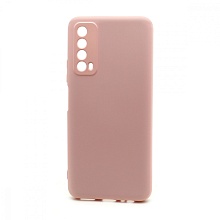 Чехол Silicone Case NEW ERA (накладка/силикон) для Huawei P Smart 2021/Y7a светло розовый