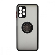 Чехол Shockproof Ring для Samsung Galaxy А13 (003) черно-красный