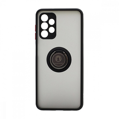 Чехол Shockproof Ring для Samsung Galaxy А13 (003) черно-красный