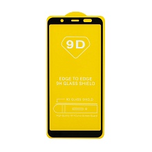 Защитное стекло Full Glass для Samsung Galaxy J8 2018 черное (Full GC) тех. пак