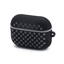 Чехол для наушников AirPods Pro силиконовый Sports черно-серый