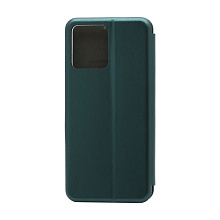 Чехол-книжка BF модельный (силикон/кожа) для Realme C30/C30s/Narzo 50i Prime зеленый