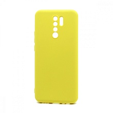 Чехол Silicone Case NEW ERA (накладка/силикон) для Xiaomi Redmi 9 желтый