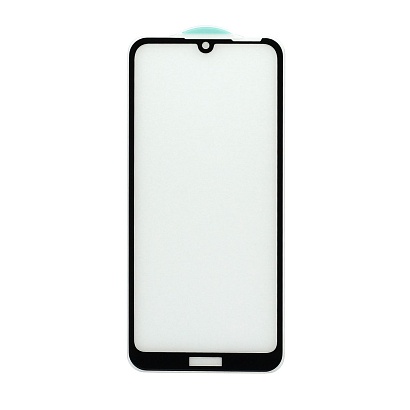 Защитное стекло 6D (T.M) для Huawei Honor 8A/Y6 2019 черное тех. пак