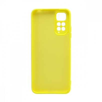 Чехол Silicone Case NEW ERA (накладка/силикон) для Xiaomi Redmi Note 11/Redmi Note 11S желтый