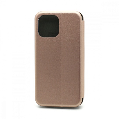 Чехол-книжка BF модельный (силикон/кожа) для Apple iPhone 13 Pro Max/6.7 розовый