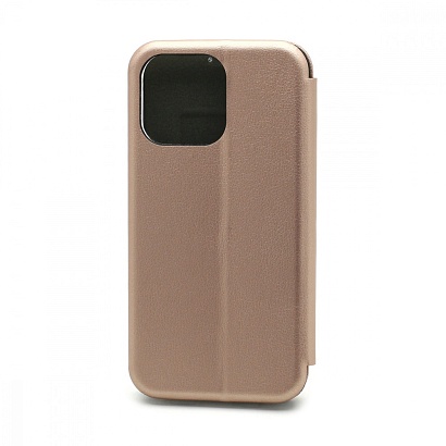 Чехол-книжка BF модельный (силикон/кожа) для Apple iPhone 13 Pro розовый