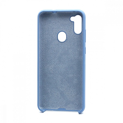 Чехол Silicone Cover Color для Samsung Galaxy A11/M11 (010) синий
