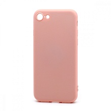 Чехол Silicone Case NEW ERA (накладка/силикон) для Apple iPhone 7/8/SE 2020 светло розовый.