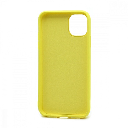Чехол Silicone Case NEW ERA (накладка/силикон) для Apple iPhone 11/6.1 желтый