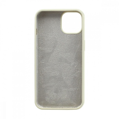 Чехол Silicone Case без лого для Apple iPhone 14/6.1 (полная защита) (011) бежевый