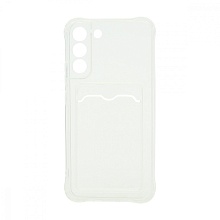 Чехол с кармашком для Samsung Galaxy S22 Plus прозрачный (001)