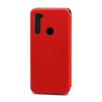 Чехол-книжка BF модельный (силикон/кожа) для Xiaomi Redmi Note 8 красный