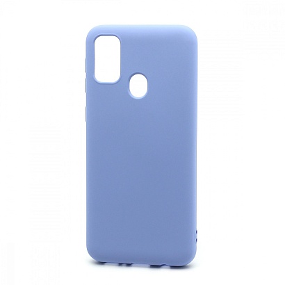 Чехол Silicone Case NEW ERA (накладка/силикон) для Samsung Galaxy M21/M30S голубой