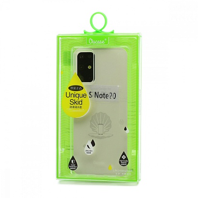Чехол OU Unique Skid для Samsung Galaxy Note 20 силикон в блистере прозрачный