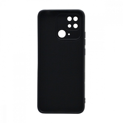 Чехол Silicone Case NEW ERA (накладка/силикон) для Xiaomi Redmi 10C черный