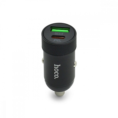 АЗУ с выходом USB Hoco Z32B Speed up (1USB/1USB PD/PD+QC3.0) черное