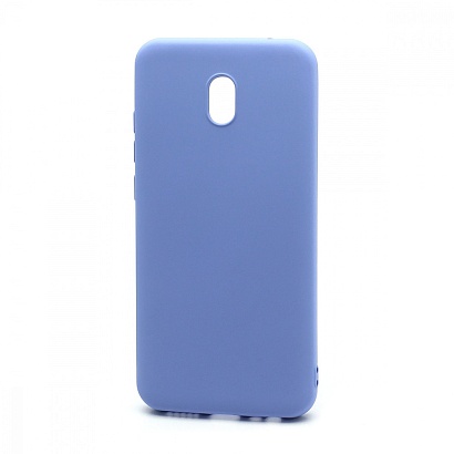 Чехол Silicone Case NEW ERA (накладка/силикон) для Xiaomi Redmi 8A голубой