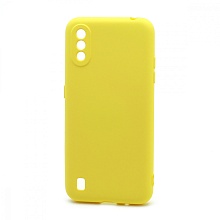 Чехол Silicone Case NEW ERA (накладка/силикон) для Samsung Galaxy A01 желтый