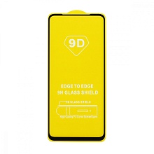 Защитное стекло Full Glass для Xiaomi Redmi Note 10T черное (Full GC) тех. пак