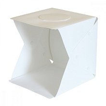 Фотобокс LED подсветка 30*30*30 см белый