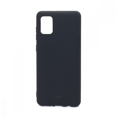 Чехол OU Lovely Fruit для Samsung Galaxy A31 (A315) силикон в блистере матовый черный