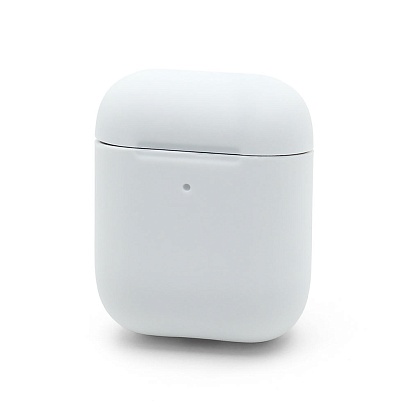 Чехол для наушников AirPods 2 Silicone Case (014) белый