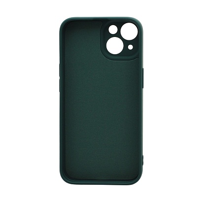 Чехол Silicone Case NEW ERA (накладка/силикон) для Apple iPhone 14/6.1 темно зеленый