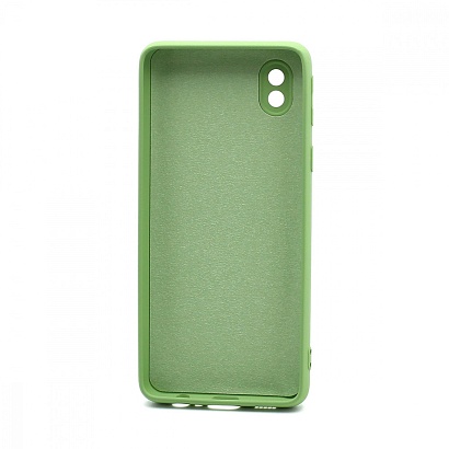 Чехол Silicone Case NEW ERA (накладка/силикон) для Samsung Galaxy A01 Core зеленый