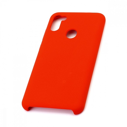 Чехол Silicone Cover Color для Samsung Galaxy A11/M11 (001) красный