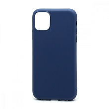 Чехол Silicone Case NEW ERA (накладка/силикон) для Apple iPhone 11/6.1 синий