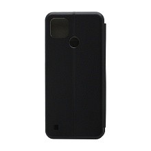 Чехол-книжка BF модельный (силикон/кожа) для Realme C21Y/C25Y черный