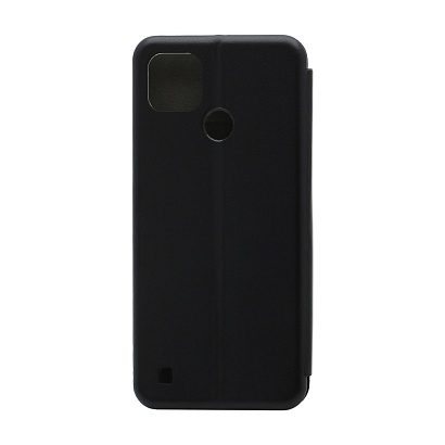 Чехол-книжка BF модельный (силикон/кожа) для Realme C21Y/C25Y черный
