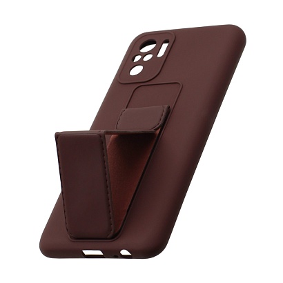 Чехол Magnetic Stend 2 для Xiaomi Redmi Note 10/Redmi Note 10S (006) бордовый