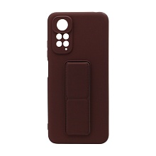 Чехол Magnetic Stend 2 для Xiaomi Redmi Note 11/Redmi Note 11S (006) бордовый