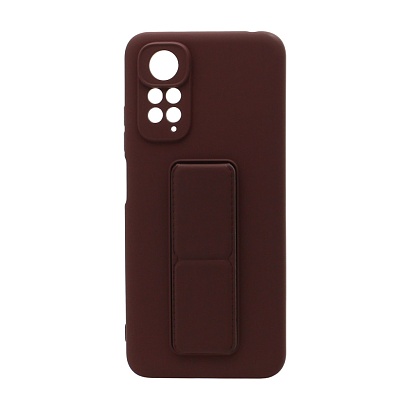 Чехол Magnetic Stend 2 для Xiaomi Redmi Note 11/Redmi Note 11S (006) бордовый