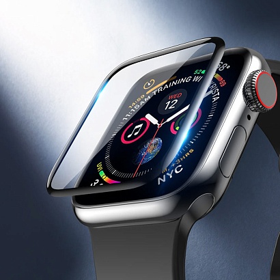 Защитное стекло HOCO A29 для Apple Watch Series 4/5/6/SE 40mm черное