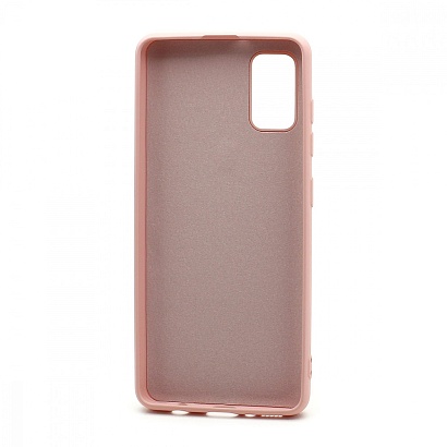 Чехол Silicone Case NEW ERA (накладка/силикон) для Samsung Galaxy A41 светло розовый