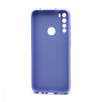 Чехол Silicone Case NEW ERA (накладка/силикон) для Xiaomi Redmi Note 8T сиреневый