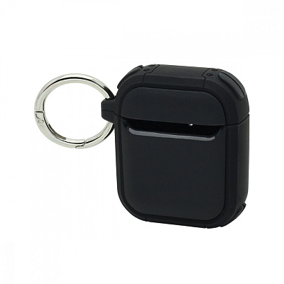 Чехол для наушников AirPods 1/2 Armor черный
