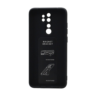Чехол Magnetic Stend 2 для Xiaomi Redmi Note 8 Pro (004) черный