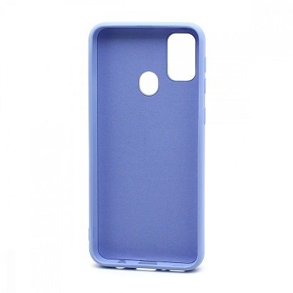 Чехол Silicone Case NEW ERA (накладка/силикон) для Samsung Galaxy M21/M30S голубой