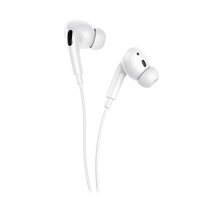 Наушники с микрофоном HOCO M-1 Pro (3.5 mm jack) белые