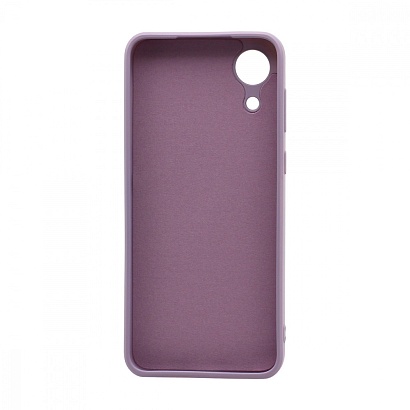 Чехол Silicone Case NEW ERA (накладка/силикон) для Samsung Galaxy A03 Core сиреневый
