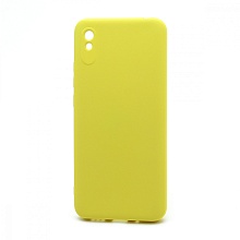 Чехол Silicone Case NEW ERA (накладка/силикон) для Xiaomi Redmi 9A желтый