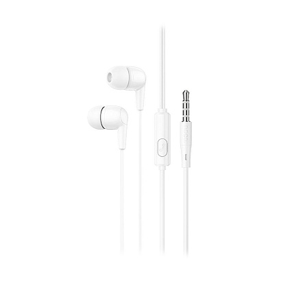 Наушники с микрофоном HOCO M-97 (3.5 mm jack) белые