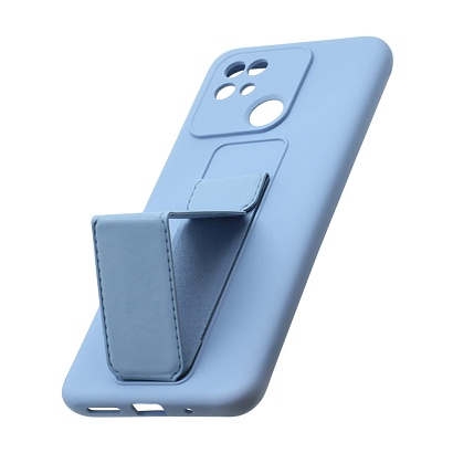 Чехол Magnetic Stend 2 для Xiaomi Redmi 10C (008) голубой